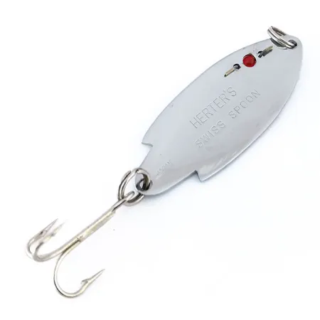 Herter's Swiss Spoon, нікель /червоні очі, 7 г, блесна коливалка (колебалка) #20195