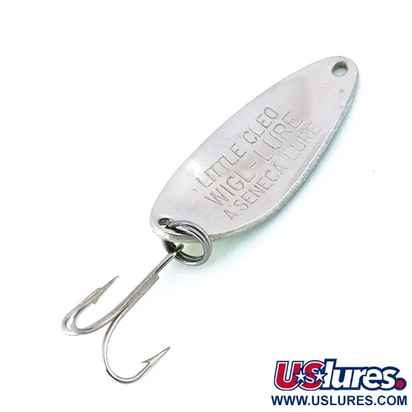 Seneca Little Cleo UV (світиться в ультрафіолеті), жовтий/зелений/нікель, 7 г, блесна коливалка (колебалка) #10737