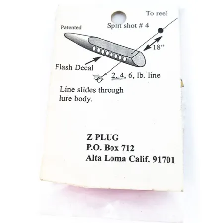 ZPlug Lures, рожевий, 2 г, воблер #10796