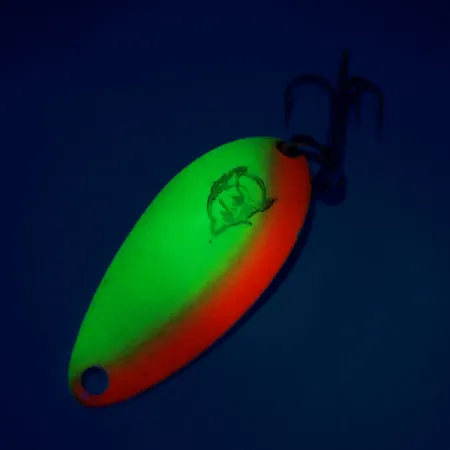 Eppinger Dardevle Devle-Dog 5200 UV (світиться в ультрафіолеті), жовтий/червоний/нікель, 7 г, блесна коливалка (колебалка) #10819