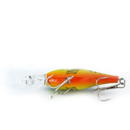 Bass Pro Shops XPS Lazer Eye Deep Diver UV (світиться в ультрафіолеті), Fire Tiger, 12 г, воблер #10828