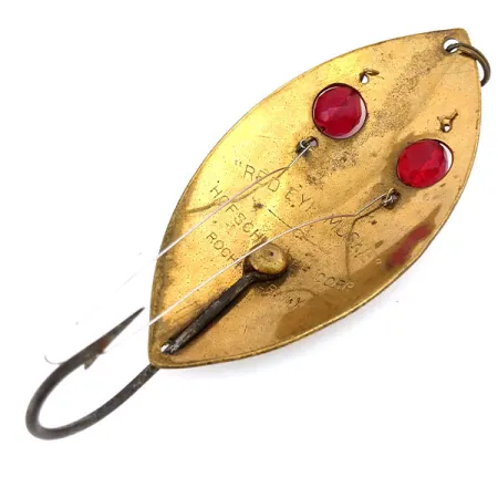Hofschneider Незачіпляйка Red Eye Muskie, бронза, 65 г, блесна коливалка (колебалка) #10850