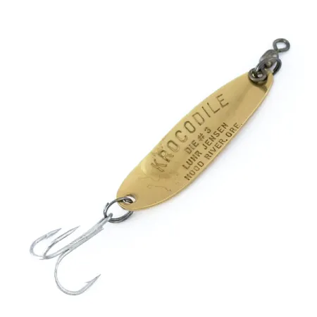 Luhr Jensen Krocodile DIE #3, Карбоване золото, 10 г, блесна коливалка (колебалка) #10855