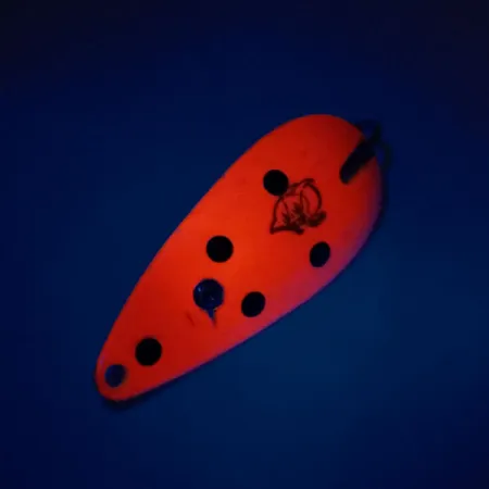 Eppinger Незачіпляйка Dardevle Spinnie UV (світиться в ультрафіолеті), червоний/чорний/нікель, 9 г, блесна коливалка (колебалка) #10867