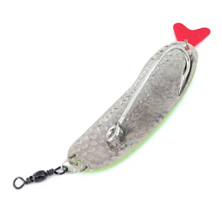 Незачіпляйка Panther Martin Chinook Verde 5 UV (світиться в ультрафіолеті), Шартрез/нікель, 21 г, блесна коливалка (колебалка) #12351