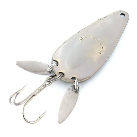 Marathon з пелюстками, зелений/червоний/нікель, 12 г, блесна коливалка (колебалка) #10900