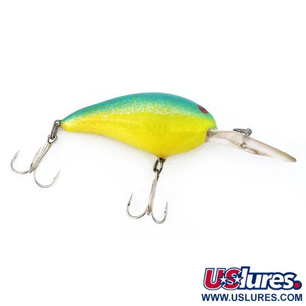 Norman DD 14, жовтий/зелений/гліттер, 16 г, воблер #10920