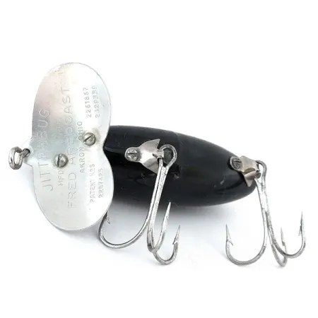 Fred Arbogast Jitterbug, чорний, 14 г, воблер #10941