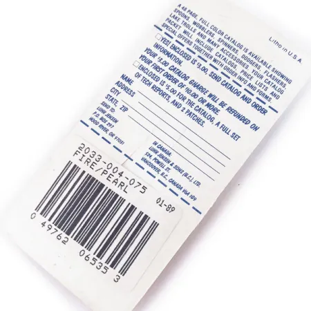 Luhr Jensen Pro Trout 4 UV (світиться в ультрафіолеті), Fire Pearl, 8 г, блешня оберталка (вертушка) #10979