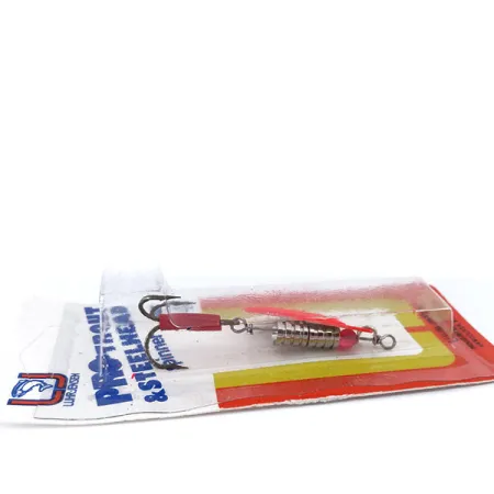 Luhr Jensen Pro Trout 4 UV (світиться в ультрафіолеті), Fire Pearl, 8 г, блешня оберталка (вертушка) #10979