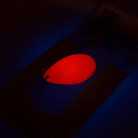 Luhr Jensen Pro Trout 4 UV (світиться в ультрафіолеті), Fire Pearl, 8 г, блешня оберталка (вертушка) #10979