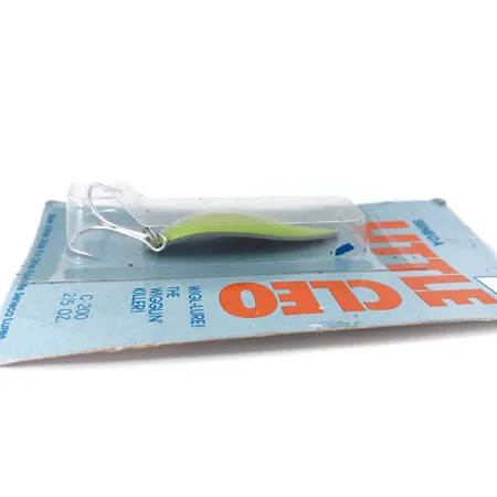 Seneca Little Cleo (Hula Girl, UV - світиться в ультрафіолеті), нікель/зелений, 14 г, блесна коливалка (колебалка) #10981