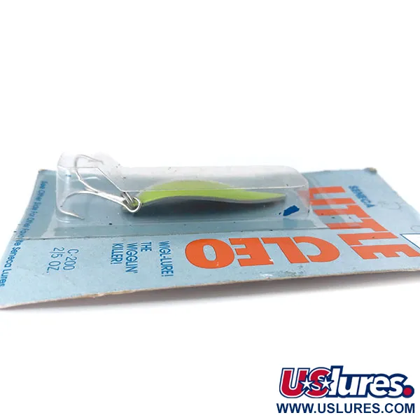 Seneca Little Cleo (Hula Girl, UV - світиться в ультрафіолеті), нікель/зелений, 14 г, блесна коливалка (колебалка) #10981