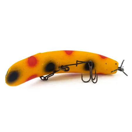 Yakima Bait FlatFish X5, жовтий/червоний/чорний, 7 г, воблер #10995