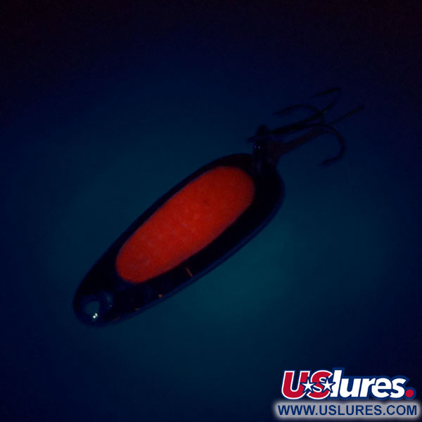  Blue Fox Pixee UV (світиться в ультрафіолеті), карбований нікель/червоний, 4,5 г, блесна коливалка (колебалка) #11006