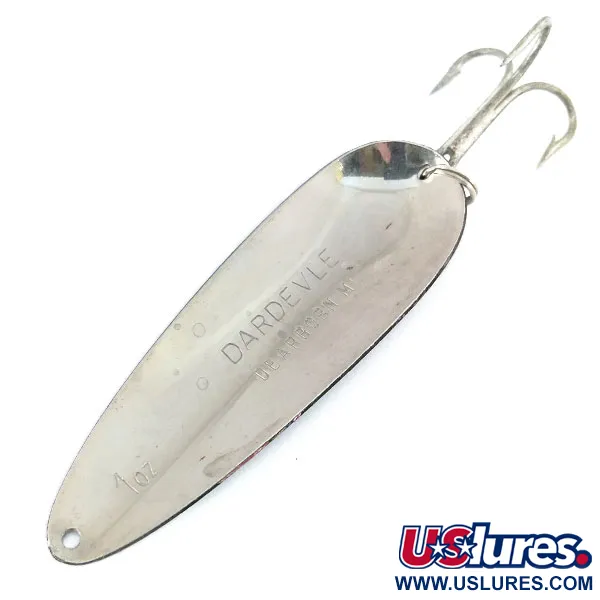 Eppinger Dardevle, білий/чорний/нікель, 28 г, блесна коливалка (колебалка) #11016