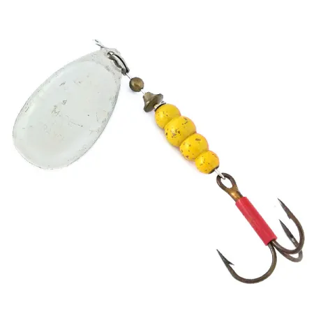 Mepps Aglia 5 - модель 1970-х років, срібло, 14 г, блешня оберталка (вертушка) #11019