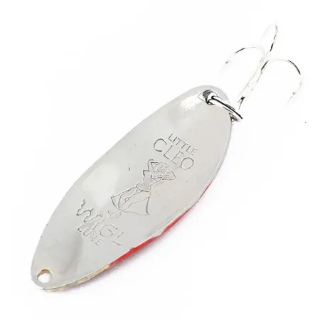 Seneca Little Cleo (Hula Girl), нікель/червоний, 14 г, блесна коливалка (колебалка) #11021