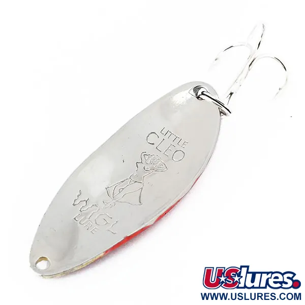 Seneca Little Cleo (Hula Girl), нікель/червоний, 14 г, блесна коливалка (колебалка) #11021