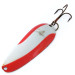 Nebco Aqua Spoon, червоний/білий/нікель, 17 г, блесна коливалка (колебалка) #11051