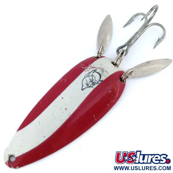 Eppinger Dardevle Dardevlet Klicker, червоний/білий/нікель, 21 г, блесна коливалка (колебалка) #11062