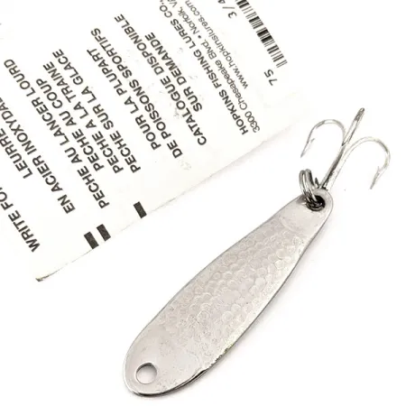 Hopkins shorty 75, пількер, нікель, 21 г, блесна коливалка (колебалка) #11071