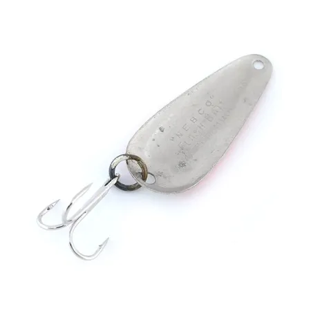 Nebco FlashBait 366, червоний/білий/нікель, 1,9 г, блесна коливалка (колебалка) #11092