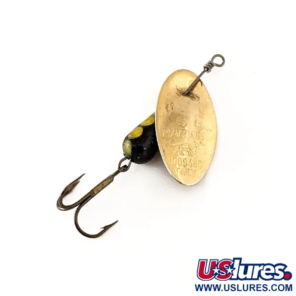  Panther Martin 6, золото/чорний, 6 г, блешня оберталка (вертушка) #11117