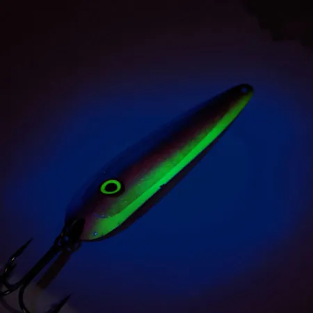 Other Silver Streak Spoon UV (світиться в ультрафіолеті), синій/жовтий/срібло, 12 г, блесна коливалка (колебалка) #11125