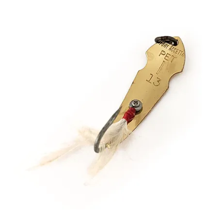 Tony Accetta Pet Spoon 13, золото, 5 г, блесна коливалка (колебалка) #11126