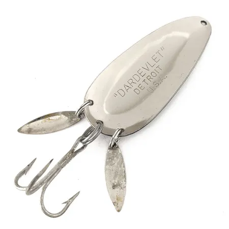 Eppinger Dardevle Dardevlet Klicker, нікель/синій, 21 г, блесна коливалка (колебалка) #11146