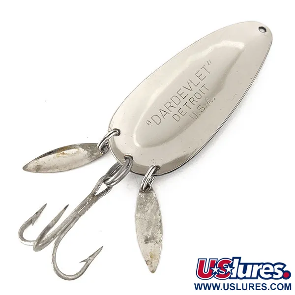 Eppinger Dardevle Dardevlet Klicker, нікель/синій, 21 г, блесна коливалка (колебалка) #11146