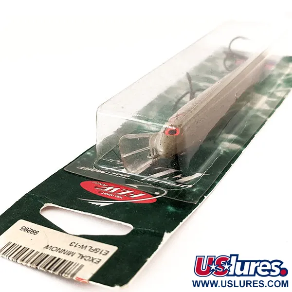 Rebel Floating Ghost Minnow тройники Excallibur, Ghost , 7 г, воблер #11155