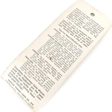 Hopkins No=Eql, пількер, карбований нікель, 14 г, блесна коливалка (колебалка) #11193