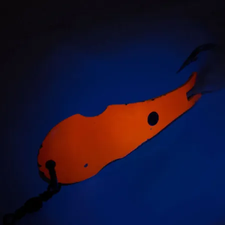 Panther Martin Zig Zag con Penna, неоновий помаранчевий світиться в ультрафіолеті, 17 г, блесна коливалка (колебалка) #11202