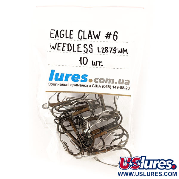  Тройник Eagle Claw Weedless  #6 L2879 WM