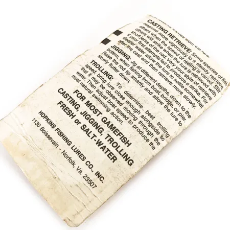 Hopkins s1, пількер, карбований нікель, 9 г, блесна коливалка (колебалка) #11239