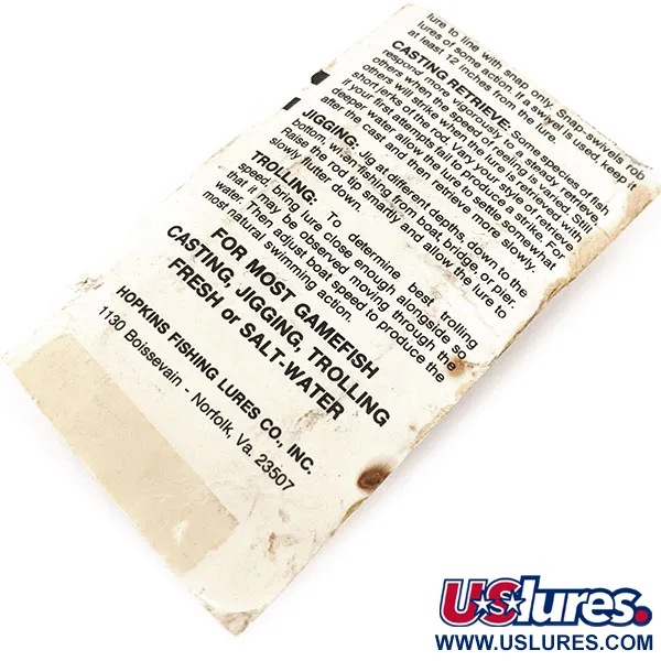 Hopkins Shorty 45, пількер