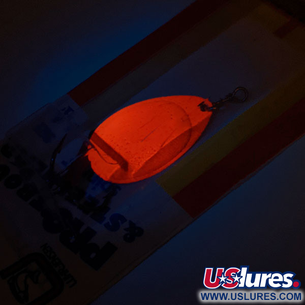  Luhr Jensen Pro Trout 4 UV (світиться в ультрафіолеті), Fire Pearl, 8 г, блешня оберталка (вертушка) #11276