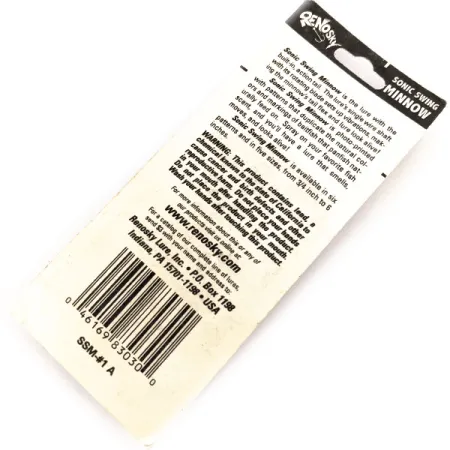 Renosky Lures Renosky Sonic Swing Minnow 1, нікель/райдужна форель, 3 г, блешня оберталка (вертушка) #11294