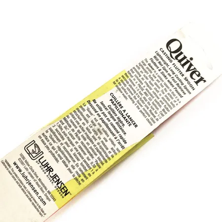 Luhr Jensen Quiver, срібло/помаранчева смужка, 39 г, блесна коливалка (колебалка) #11306