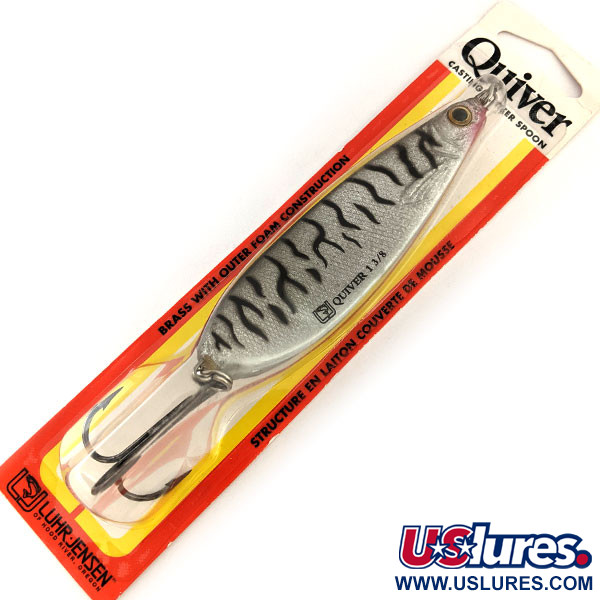  Luhr Jensen Quiver, Silver Tiger, 39 г, воблер #11307