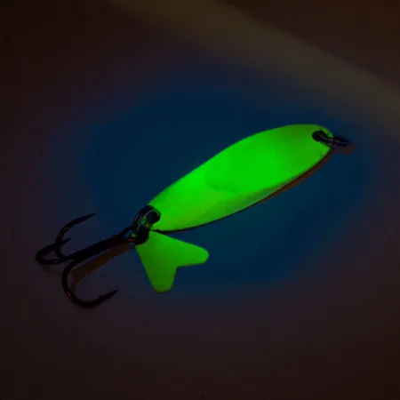 Northland Macho Minnow, пількер UV (світиться в ультрафіолеті), Шартрез/райдужна рибка, 17 г, блесна коливалка (колебалка) #11325