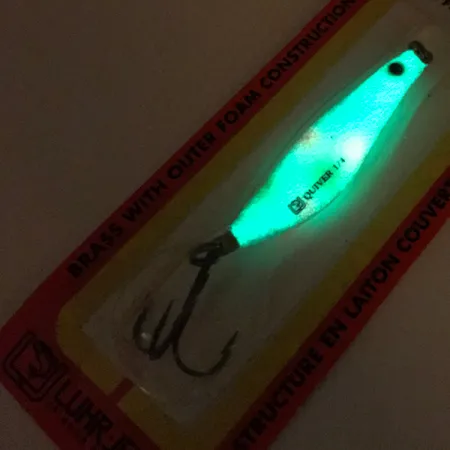 Luhr Jensen Quiver (світиться в темряві), Glow Wonder - светися в темноте, 14 г, блесна коливалка (колебалка) #11338