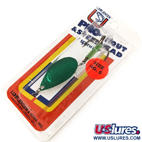  Luhr Jensen Pro Trout 5, карбований зелений, 11 г, воблер #11342
