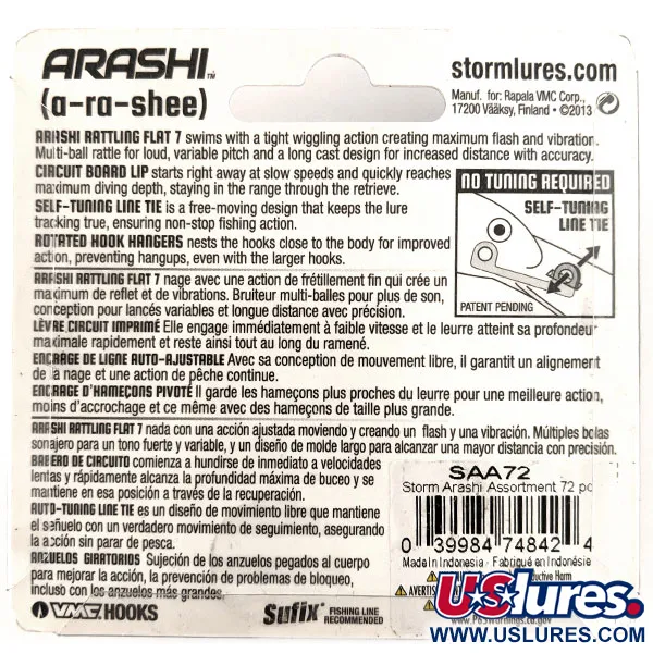 Storm Arashi Rattling Flat 7, 12 г, воблер #11347