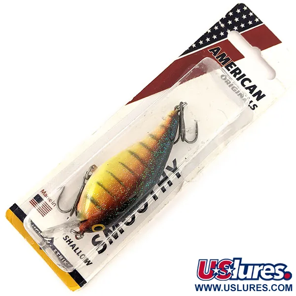  Luck E Strike Shallow Smoothy, Brown Tiger, 11 г, воблер #11348