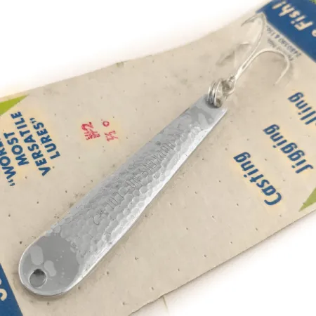 Hopkins No=Eql, пількер, карбований нікель, 14 г, блесна коливалка (колебалка) #11401