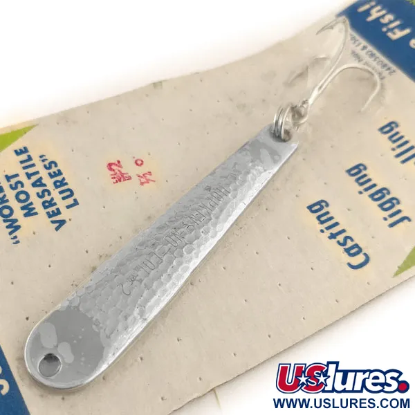 Hopkins No=Eql, пількер, карбований нікель, 14 г, блесна коливалка (колебалка) #11401