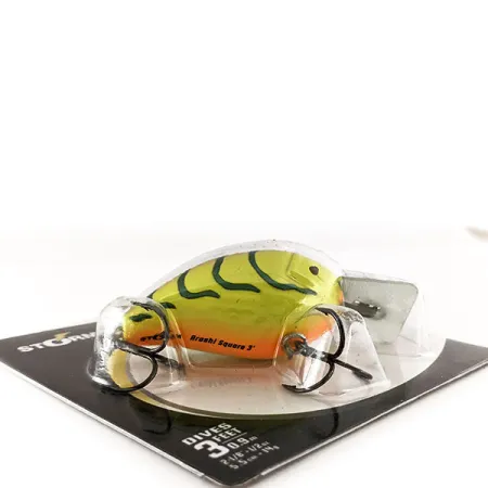 Storm Arashi Silent Square 3 UV (світиться в ультрафіолеті), Mossy Chartreuse Craw, 14 г, воблер #11413